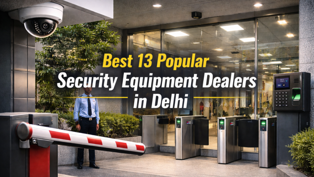 Best 13 Popular Security Equipment Dealers in Delhi