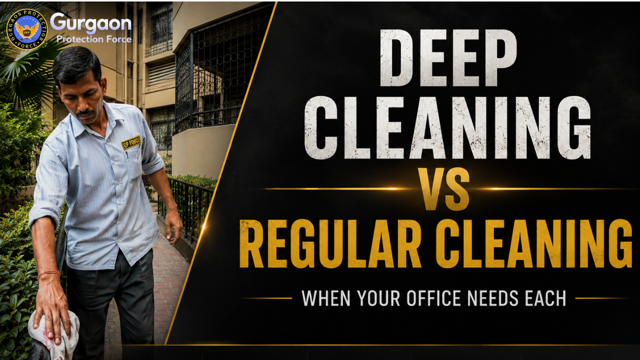 Deep Cleaning vs Regular Cleaning: When Your Office Needs Each