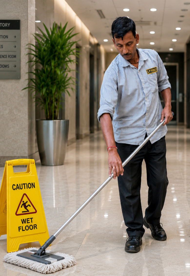 Commercial Cleaning Staff Service Gurgaon