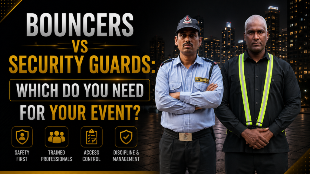 Bouncers vs Security Guards: Which Do You Need for Your Event?