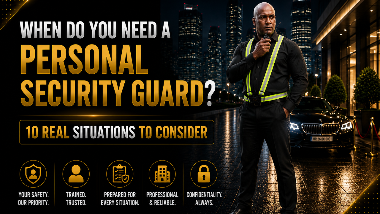 When Do You Need a Personal Security Guard? 10 Real Situations to Consider