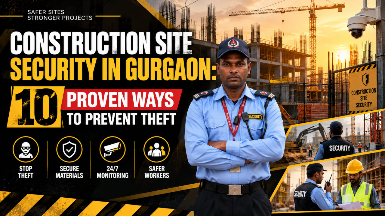Construction Site Security in Gurgaon: 10 Proven Ways to Prevent Theft