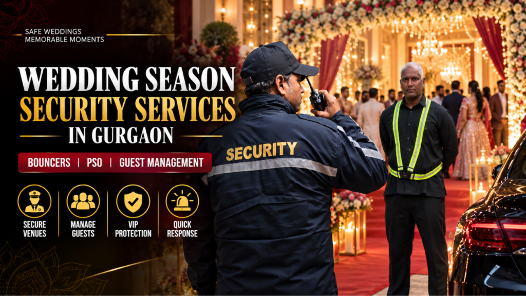 Wedding Season Security Services in Gurgaon Bouncers, PSO and Guest Management